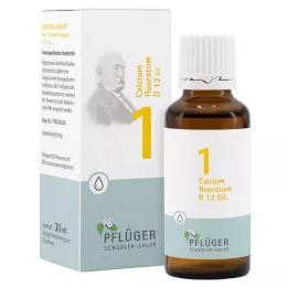 BIOCHEMIE Pflüger 1 Calcium fluoratum D 12 drops, 30 ml
