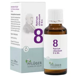 BIOCHEMIE Pflüger 8 Natrium chloratum D 6 drops, 30 ml