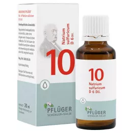 BIOCHEMIE Pflüger 10 Natrium sulfuricum D 6 drops, 30 ml
