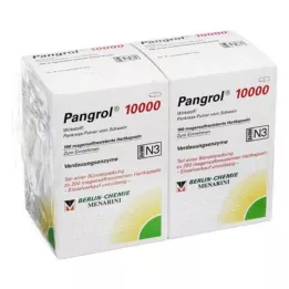 PANGROL 10,000 hard capsules with enteric coated pellets, 200 pcs