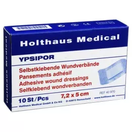 WUNDVERBAND Ypsipor sterile 5x7.2 cm, 10 pcs