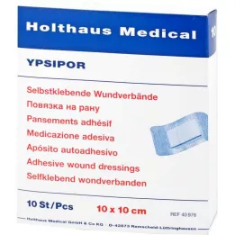 WUNDVERBAND Ypsipor sterile 10x10 cm, 10 pcs