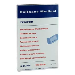 WUNDVERBAND Ypsipor sterile 10x15 cm, 10 pcs