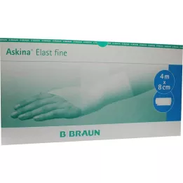 ASKINA Elast Fine bandage 8 cmx4 m loose, 100 pcs