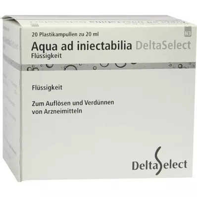 AQUA AD Iniectabilia plastic, 20x20 ml