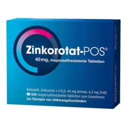 ZINKOROTAT POS gastro-resistant tablets, 500 pcs