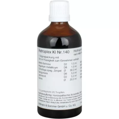 RETROPLEX KL No.140 drops, 100ml