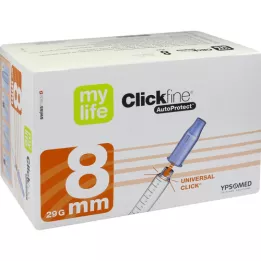 MYLIFE Clickfine Autprotect PEN needles 8 mm 29 g, 100 pcs