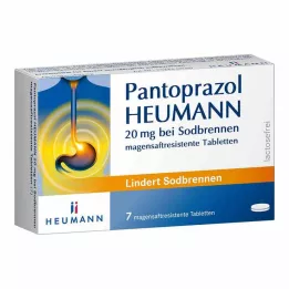 PANTOPRAZOL Heumann 20 mg for heartburn msr. tablets, 7 pcs