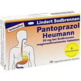 PANTOPRAZOL Heumann 20 mg B.Sod burning Msr.tafl., 14 pcs