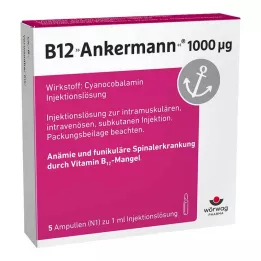B12 ANKERMANN 1,000 μg ampoules, 5X1 ml