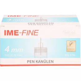 IME-fine universal pen cannula 31 G 4 mm, 100 pcs