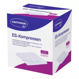 ES-KOMPRESSEN sterile 7.5x7.5 cm 12-fold bulk pack, 5X20 pcs