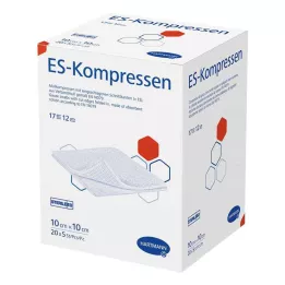 ES-KOMPRESSEN sterile 10x10 cm 12-fold bulk pack, 20X5 pcs