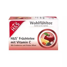 H&S Fruits with Vitamin C Filter Bags, 20X2.7 g