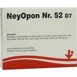 NEYOPON No. 52 D 7 ampoules, 5x2 ml