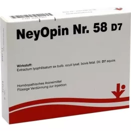 NEYOPIN No. 58 D 7 ampoules, 5x2 ml