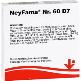 NEYFAMA No. 60 D 7 ampoules, 5x2 ml