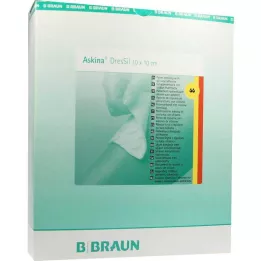 ASKINA DresSil silicone foam stick 10x10 cm, 10 pcs