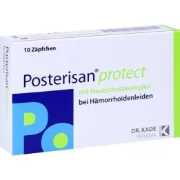 POSTERISAN Protect Suppositories, 10 pcs