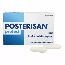 POSTERISAN protect suppositories, 10 pcs