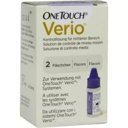 ONE TOUCH Verio Kontrolllösung mittel, 2X3.8 ml