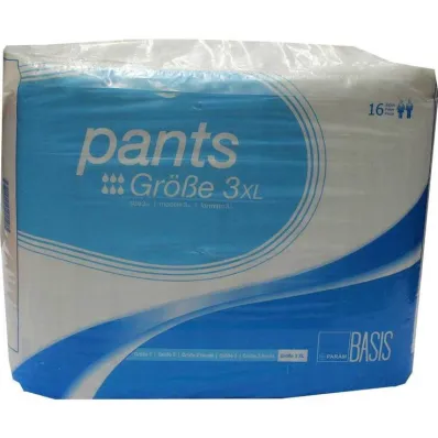 Param Pants Basic Size 3 XL, 16 pcs Param Pants Basic Size 3 XL, 16 pcs