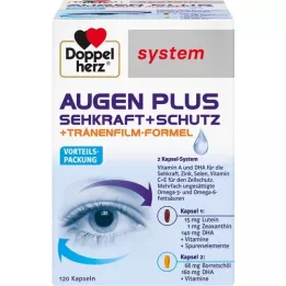 DOPPELHERZ Eyes plus eyesight+protection system Kaps., 120 pcs