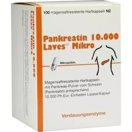 PANKREATIN 10,000 laves micro gastrointestinal caps., 100 pcs