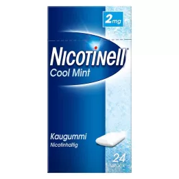 NICOTINELL Chewing gum Cool Mint 2 mg, 24 pcs
