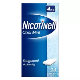 NICOTINELL Chewing gum Cool Mint 4 mg, 24 pcs