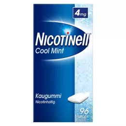 NICOTINELL Chewing gum Cool Mint 4 mg, 96 pcs
