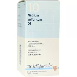 BIOCHEMIE DHU 10 sodium sulfuricum d 3 tablets, 420 pcs