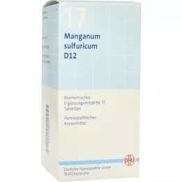 BIOCHEMIE DHU 17 Manganum Sulfuricum D 12 Tabl., 420 pcs
