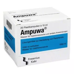 AMPUWA Plastic ampoules injection/infusion solution, 20X10 ml