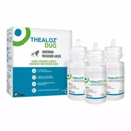 THEALOZ Duo eye drops, 3X10 ml