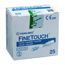 TERUMO FineTouch disposable lancets, 25 pcs