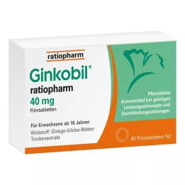 GINKOBIL-ratiopharm 40 mg film-coated tablets, 60 pcs