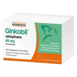 GINKOBIL-ratiopharm 40 mg film-coated tablets, 120 pcs