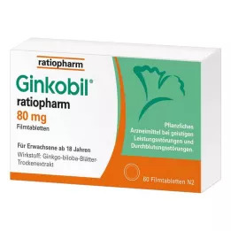 GINKOBIL-ratiopharm 80 mg film-coated tablets, 60 pcs