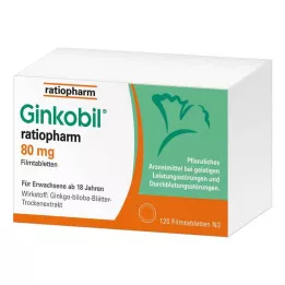 GINKOBIL-ratiopharm 80 mg film-coated tablets, 120 pcs