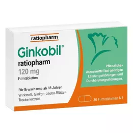 GINKOBIL-ratiopharm 120 mg film-coated tablets, 30 pcs