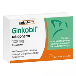 GINKOBIL-ratiopharm 120 mg film-coated tablets, 60 pcs