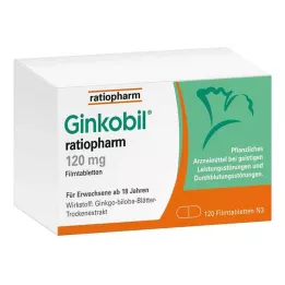GINKOBIL-ratiopharm 120 mg film-coated tablets, 120 pcs