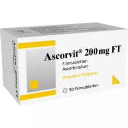 ASCORVIT 200 mg FT film-coated tablets, 50 pcs
