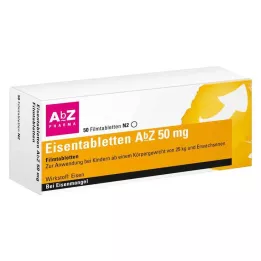 EISENTABLETTEN AbZ 50 mg film-coated tablets, 50 pcs