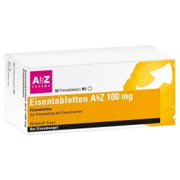 EISENTABLETTEN AbZ 100 mg film-coated tablets, 50 pcs