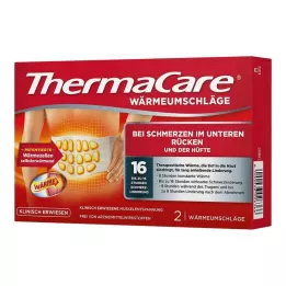 THERMACARE Back wraps S-XL for pain relief, 2 pieces