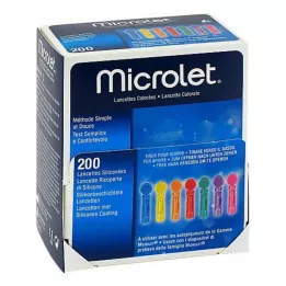 MICROLET Lancets colored, 200 pcs