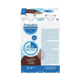 FRESUBIN PROTEIN Energy DRINK Chocolate Drink Bottle 6X4X200 ml